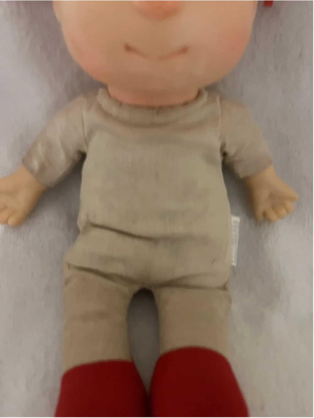 Vintage 1980s Komfy Kid Ice Cream Girl Doll Pink Yarn Hair NO OUTFIT SEE